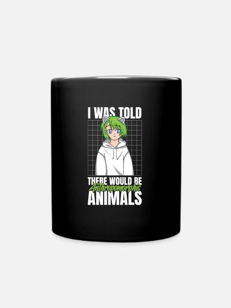 Furry Fandom Fursuits Witzig - Tasse einfarbig - Schwarz