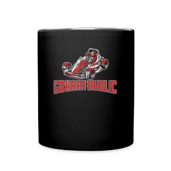 Go Kart Karting Karting Karting Driver Funny - Full Colour Mug - black - Front