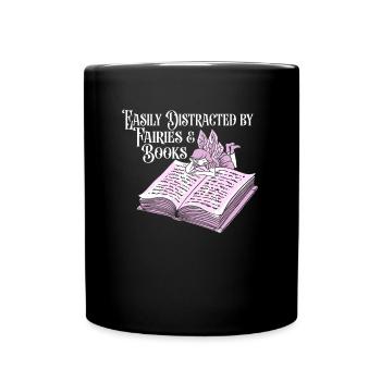 Book Bookworm Bookworm Fairy Book Fairy - Mug uni - noir - Devant