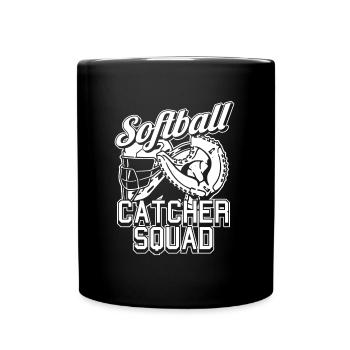 Équipe de softball - Mug uni - noir - Devant