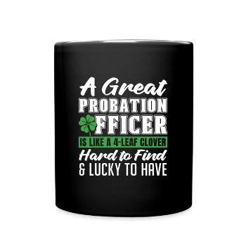Un excellent agent de probation est un agent correctionnel - Mug uni - noir - Devant