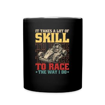 Go karting, karting, karting - Full Colour Mug - black - Front