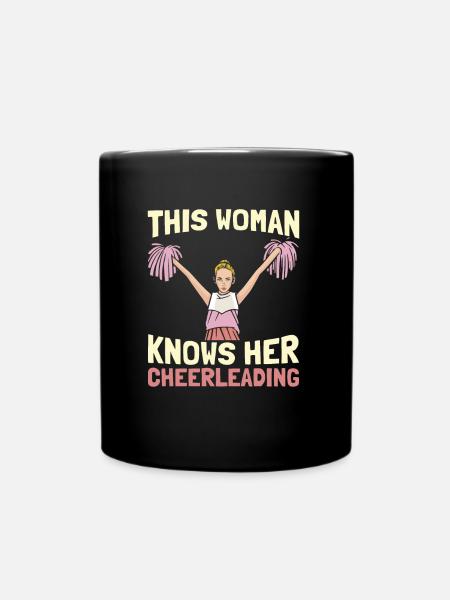 Cheerleader Cheerleading Girl - Mug uni - noir