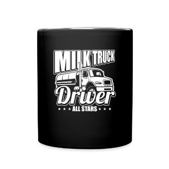 Wagon de lait de vache All Stars - Mug uni - noir - Devant