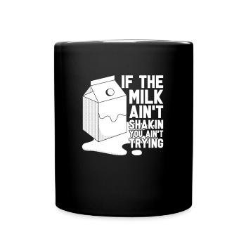Cow Milk Trembling Milk Truck - Full Colour Mug - black - Front