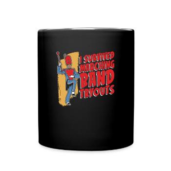 Fanfahrzug Spielmannszug Lustig - Full Colour Mug - black - Front