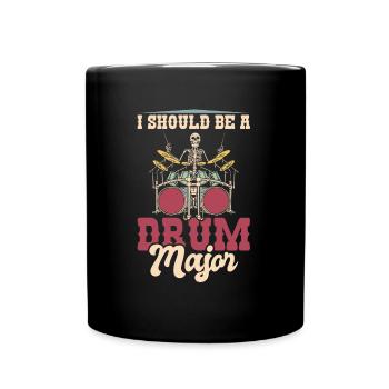 Train de ventilateur Spielmannszug Skeleton - Mug uni - noir - Devant