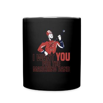 Fanfahrzug Spielmannszug Lustig - Full Colour Mug - black - Front