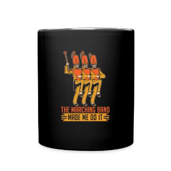 Fanfahrzug Spielmannzug Witzig - Full Colour Mug - black - Front
