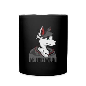 Furry Fandom Fursuits - Full Colour Mug - black - Front