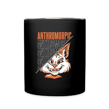 Furry Fandom Fursuits - Full Colour Mug - black - Front