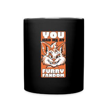 Furry Fandom Fursuits - Full Colour Mug - black - Front