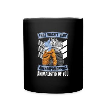 Furry Fandom Fursuits Humor - Full Colour Mug - black - Front