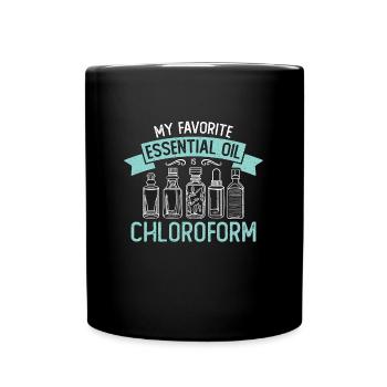 Embalmer My Favorite Essential Oil Funeral Home - Full Colour Mug - black - Front
