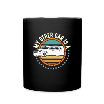 Embalmer My Car Is A Retro Funeral Home Embalmers - Full Colour Mug - black - Front