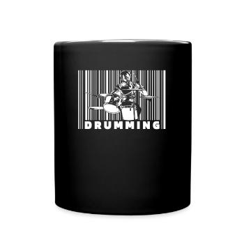 Batterie Batteur Batteur - Mug uni - noir - Devant