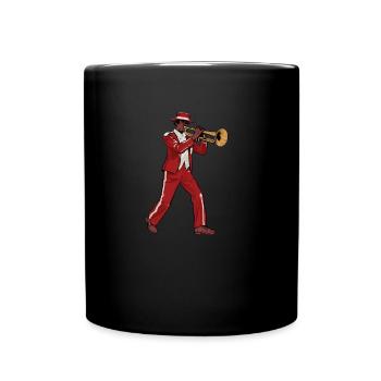 Fanfare de trombone - Mug uni - noir - Devant