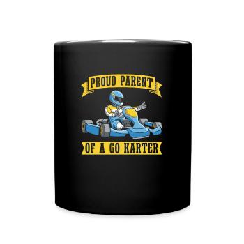 Go Kart Karting Karting Karting Driver Parent - Full Colour Mug - black - Front