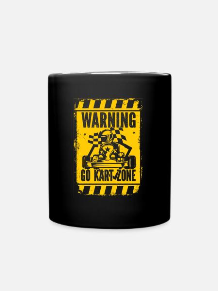 Faire du karting, karting, karting - Mug uni - noir
