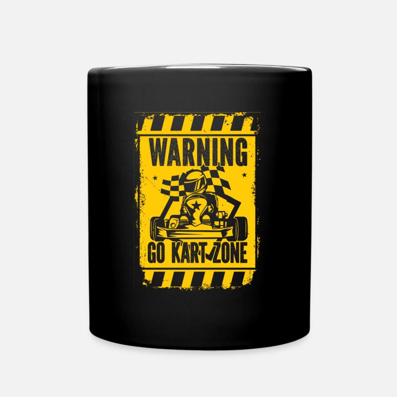 Faire du karting, karting, karting - Mug uni - noir