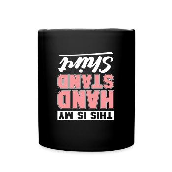 Rsg Turnen Sportgymnastik Handstand - Tasse einfarbig - Schwarz - Vorne