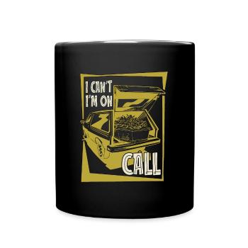Embalmer I Can't I'm On Call Funeral Embalmers - Full Colour Mug - black - Front