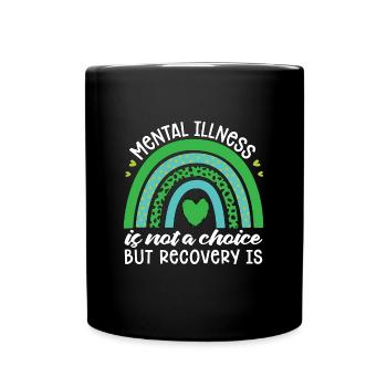 Santé mentale La maladie mentale n’est pas un soin de santé - Mug uni - noir - Devant