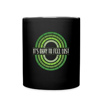 Santé mentale C’est normal de se sentir perdu maladie mentale - Mug uni - noir - Devant
