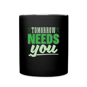 La santé mentale de demain a besoin de vous La maladie mentale - Mug uni - noir - Devant