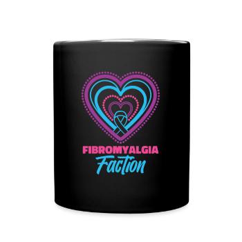 Fibromyalgie Rhumatisme Coeur - Mug uni - noir - Devant