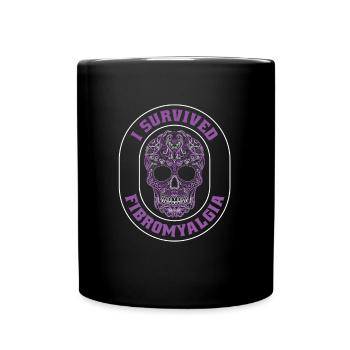 Fibromyalgie Rhumatisme Crâne - Mug uni - noir - Devant