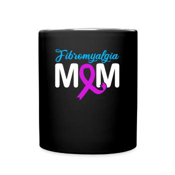 Fibromyalgie rhumatisme mère - Mug uni - noir - Devant