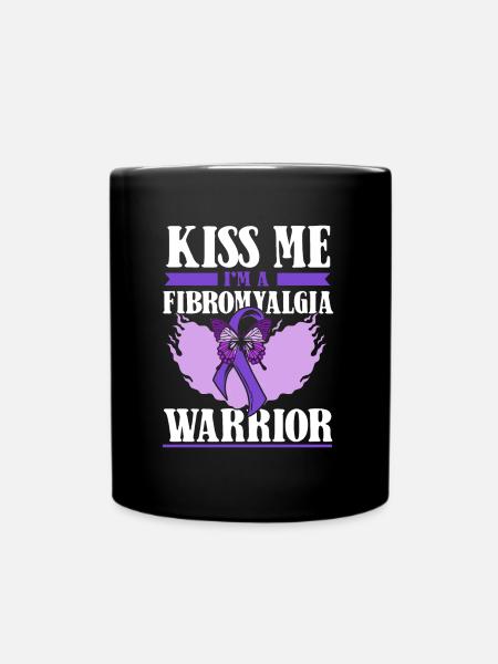 Fibromyalgie rhumatisme papillon - Mug uni - noir
