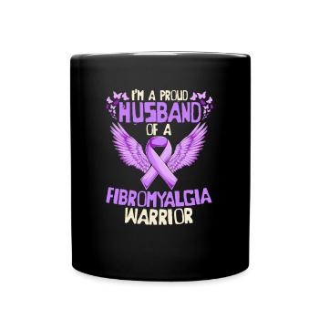 Fibromyalgie rhumatisme mari - Mug uni - noir - Devant