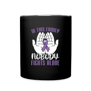 Fibromyalgie Rheuma Familie - Tasse einfarbig - Schwarz - Vorne
