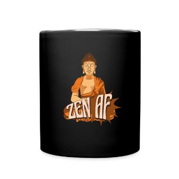 Buddha Buddhist Zen Zen Buddha - Full Colour Mug - black - Front