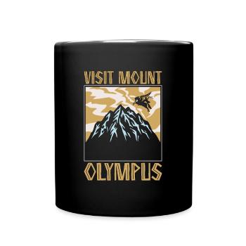 Mythologie grecque Visitez le mont Olympe Grèce antique - Mug uni - noir - Devant