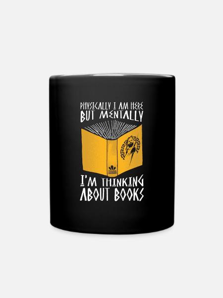 Greek Mythology Physically I Am Here Ancient God - Full Colour Mug - black
