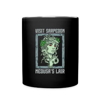 Mythologie grecque Visitez l’histoire de Sarpédon Méduse - Mug uni - noir - Devant
