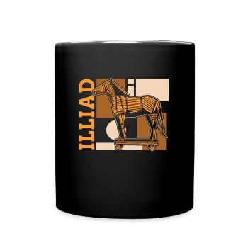 Mythologie grecque Illiade Mythologie Dieux Mythe antique - Mug uni - noir - Devant