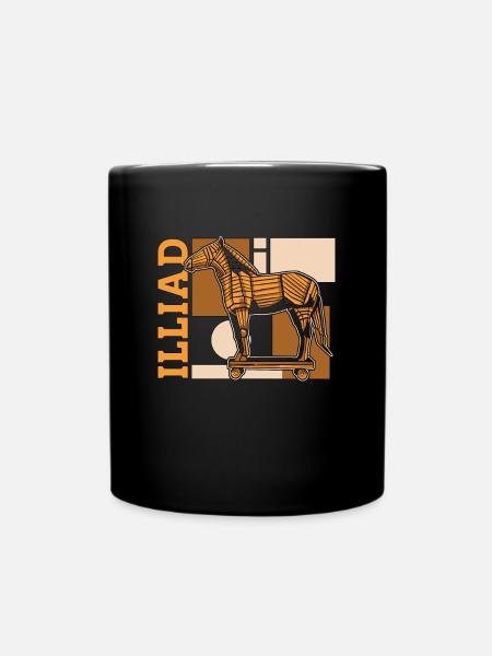 Greek Mythology Illiad Mythology Gods Ancient Myth - Full Colour Mug - black