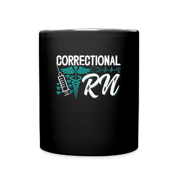 Soins infirmiers correctionnels Infirmière correctionnelle infirmière pénitentiaire - Mug uni - noir - Devant