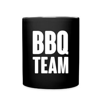 Bbq Team - Tasse einfarbig - Schwarz - Vorne