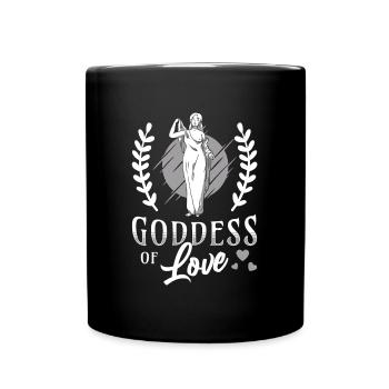 Greek Mythology Goddess Of Love Ancient Gods Myth - Tasse einfarbig - Schwarz - Vorne