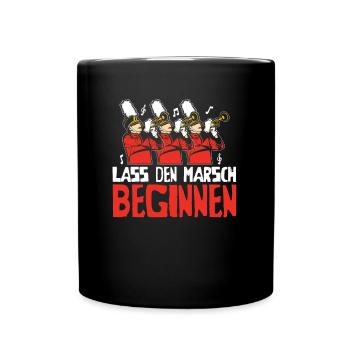 Fanfahrzug Spielmannzug Witzig - Full Colour Mug - black - Front