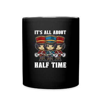 Fanfare de train de supporters à la mi-temps - Mug uni - noir - Devant