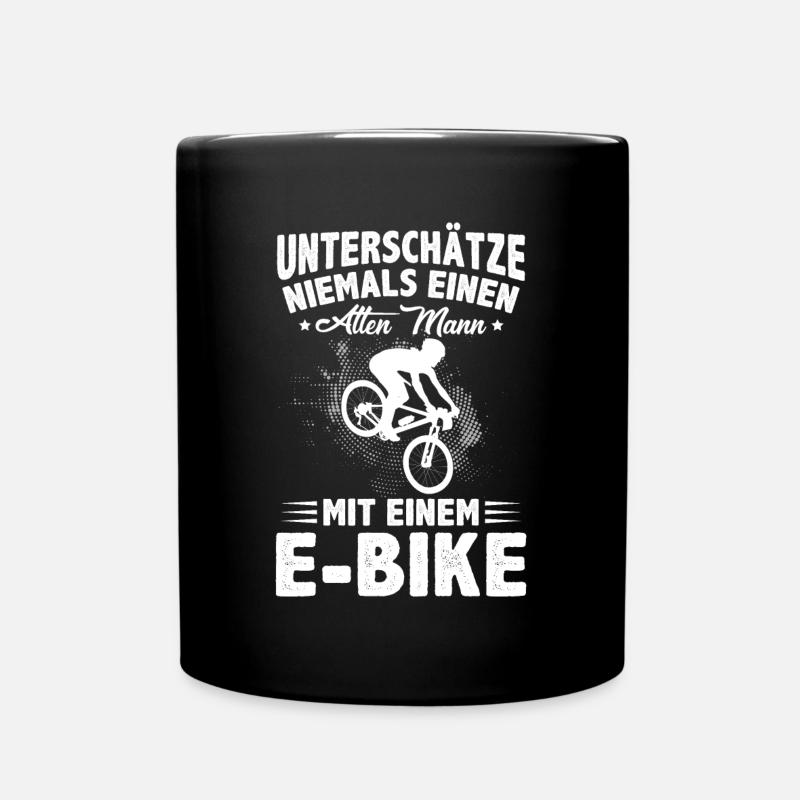 Radfahrer Radsport Fahrrad - Tasse einfarbig - Schwarz