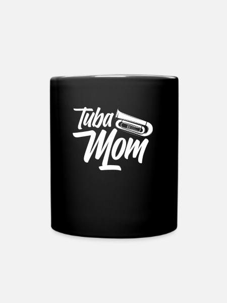 Fanfarenzug Tuba Mutter - Tasse einfarbig - Schwarz