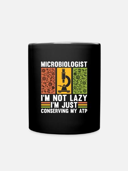 Microbiologiste Je ne suis pas paresseux im juste Microbiologie - Mug uni - noir