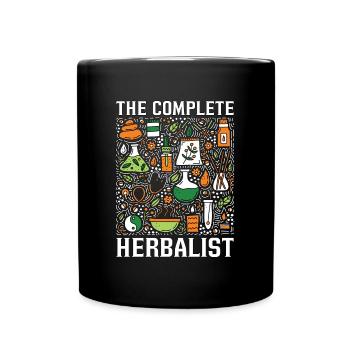 Herbalism The Complete Herbalist Herbs Herbalist - Tasse einfarbig - Schwarz - Vorne